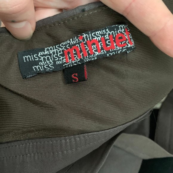 Miss Minuet Brown Steampunk Bustle Dress Size S - Picture 3 of 3